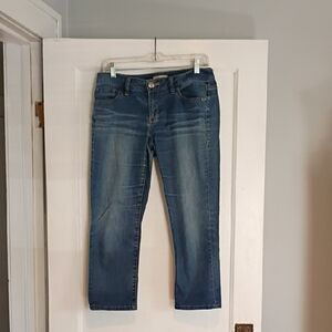 CAbi Capri Jeans Blue Denim Women's Size 4
